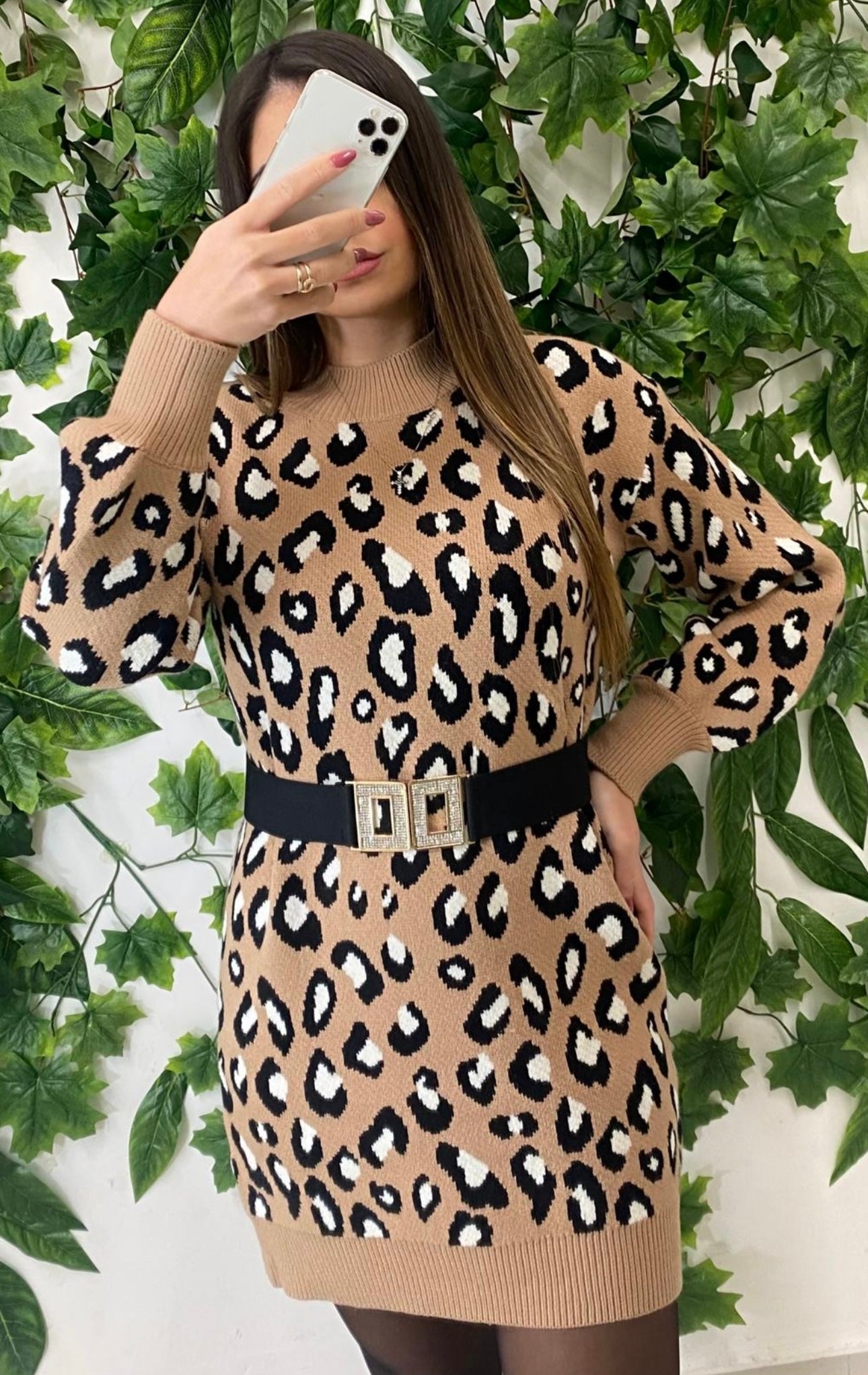 Maxi pull ANIMALIER